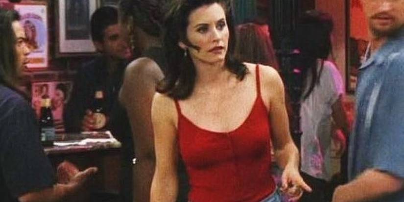friends monica red dress Monica Geller's Best Looks on Friends