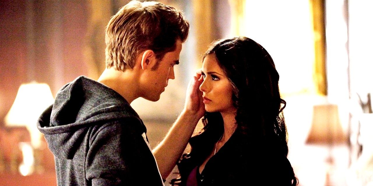Nina Dobrev and Paul Wesley in TVD For entry Stefan gives Katherine peace of mind