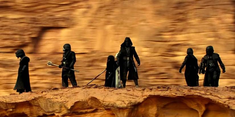 Knights of Ren on Pasaana in Star Wars: The Rise of Skywalker.