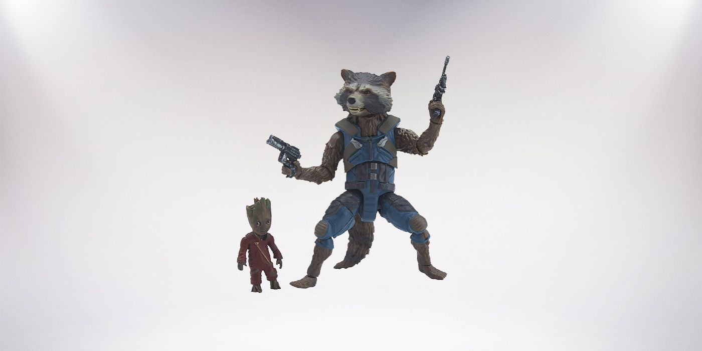 Rocket Raccoon and Baby Groot