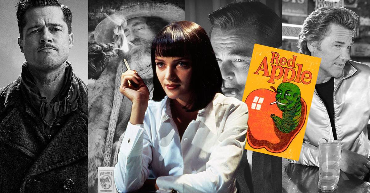 tarantino cigarette brand WWII Red Apple pack Inglorious Basterds Movie Prop US 40's Red Apple Cigarettes - Quentin