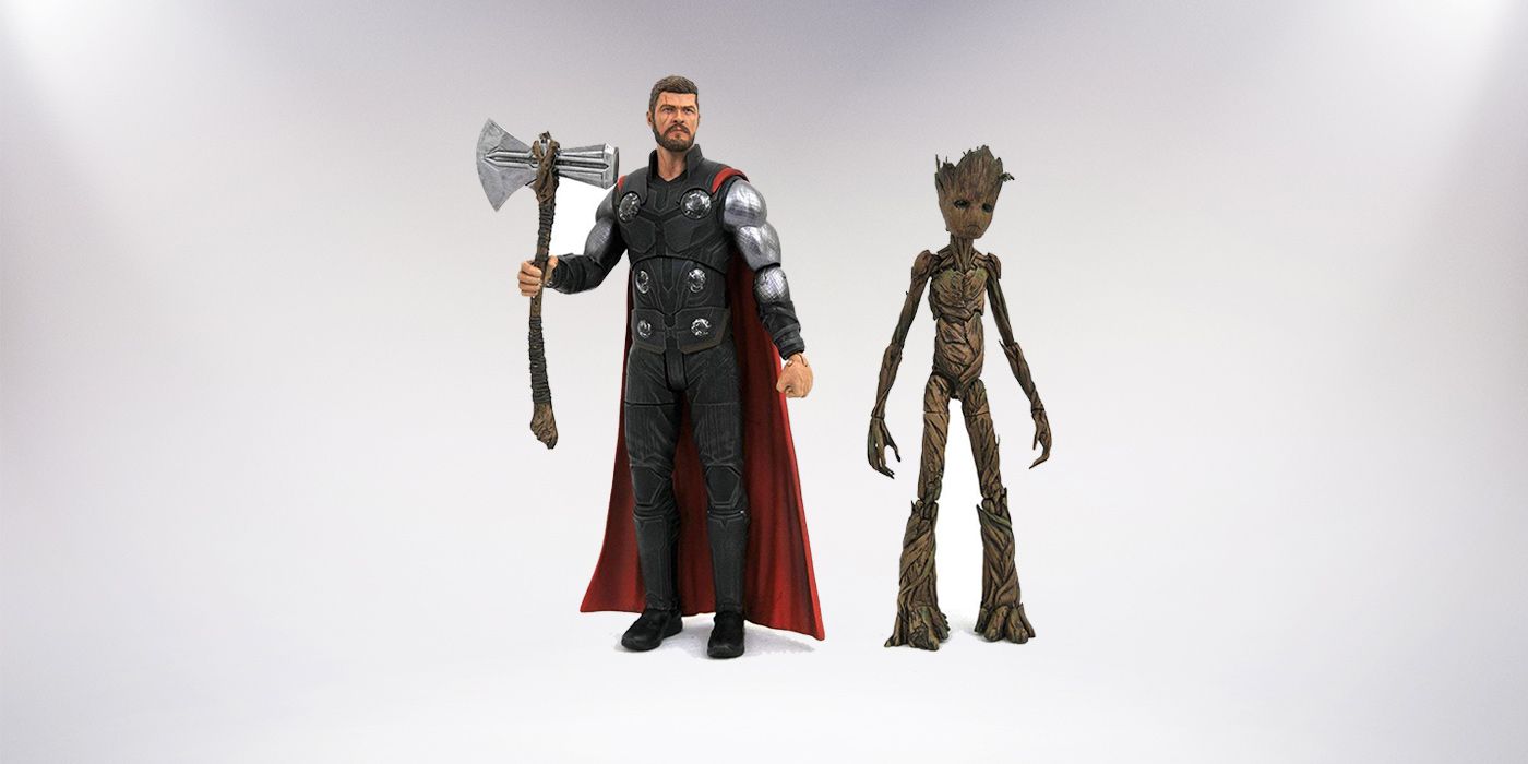 Thor and Groot Action Figures