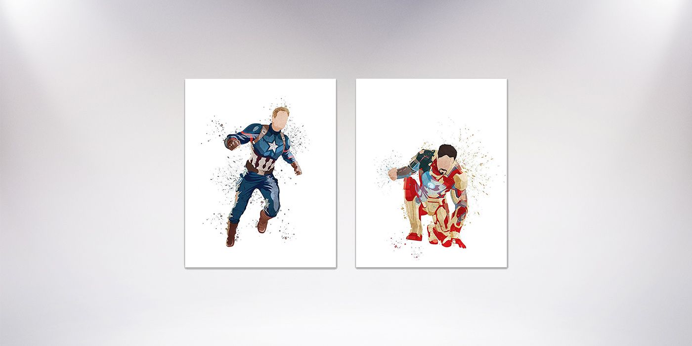 Watercolor Avengers Prints
