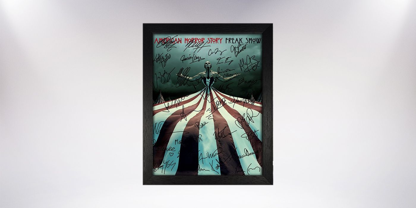 AHS Freakshow Signed Poster