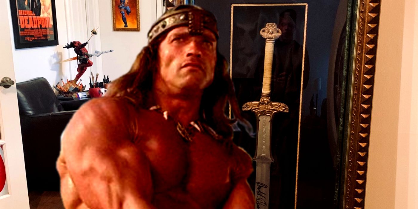 Deadpool Creator Shows Off Conan Sword Signed By Arnold Schwarzenegger