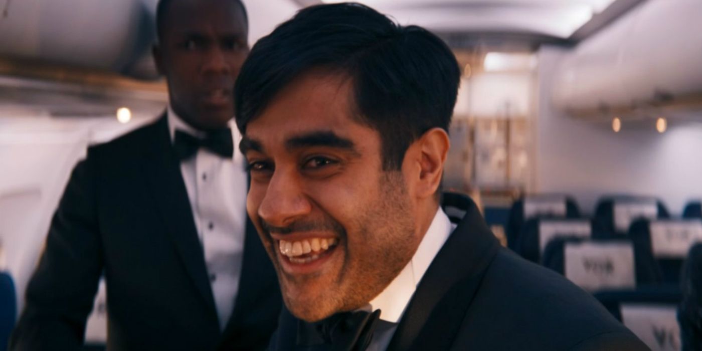 Sacha Dhawan's Master smiling while Tosin Cole's Ryan looks confused in Doctor Who