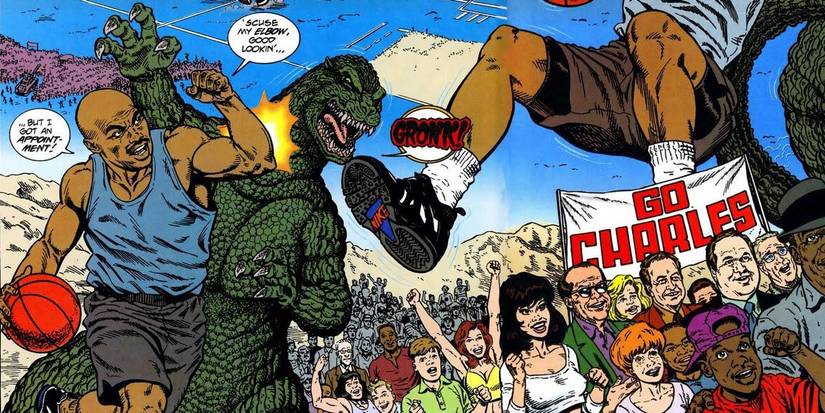 Godzilla Balling Godzilla’s Greatest Weakness is Basketball (Yes, Really)