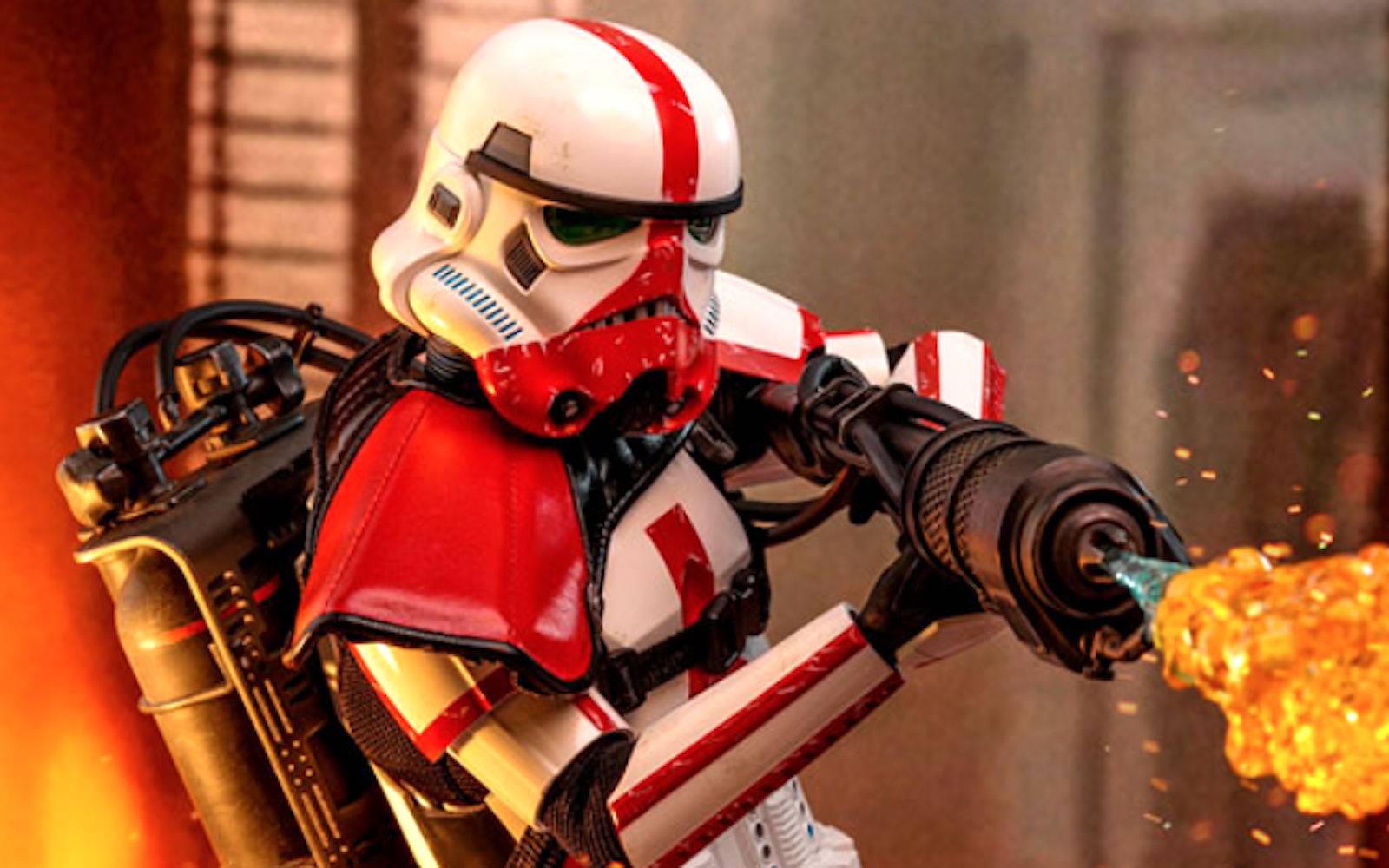 Figurine Star Wars Le Mandalorian - Incinerator Trooper & Grogu, 10 Cm, Neuf