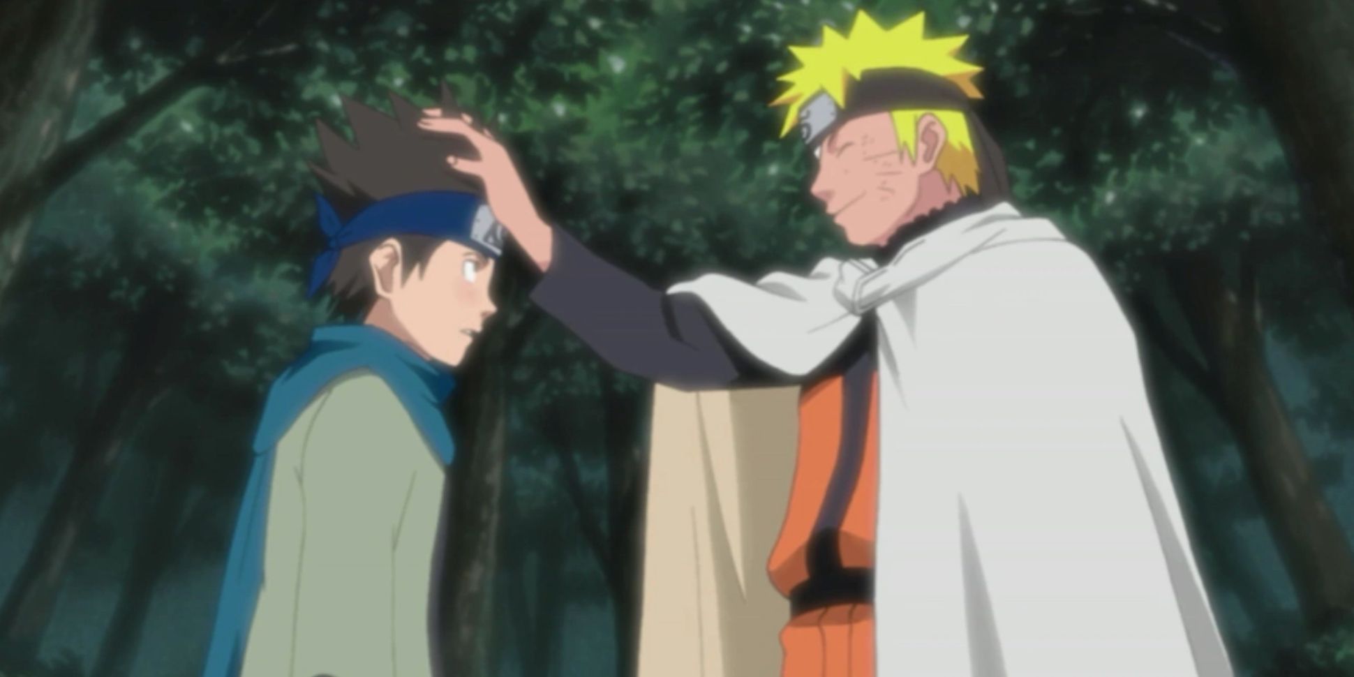 Naruto è orgoglioso di Konohamaru in Naruto Shippuden