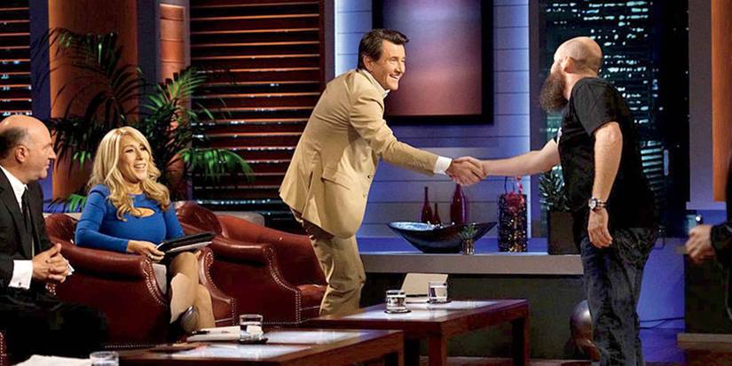 Robert Herjavec making a deal in the Shark Tank