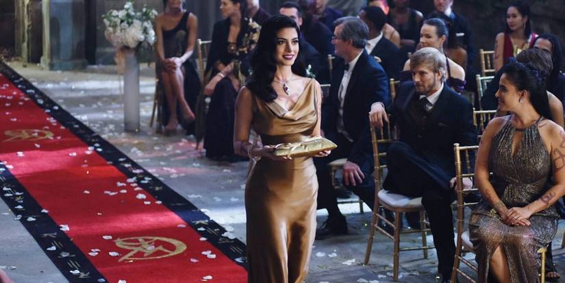 isabelle lightwood red dress WornOnTV: Isabelle's red ribbed mini dress and boots on Shadowhunters | Emeraude Toubia