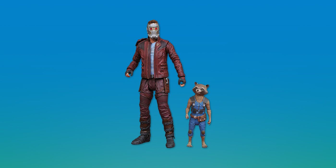 Star Lord and Rocket Action Figures