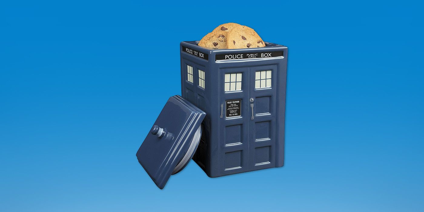 TARDIS Cookie Jar