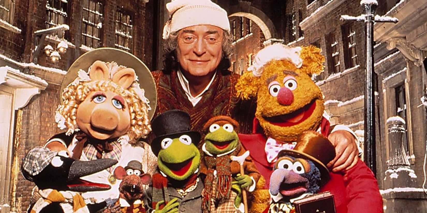 Michael Caine com os Muppets em Um Conto de Natal dos Muppets