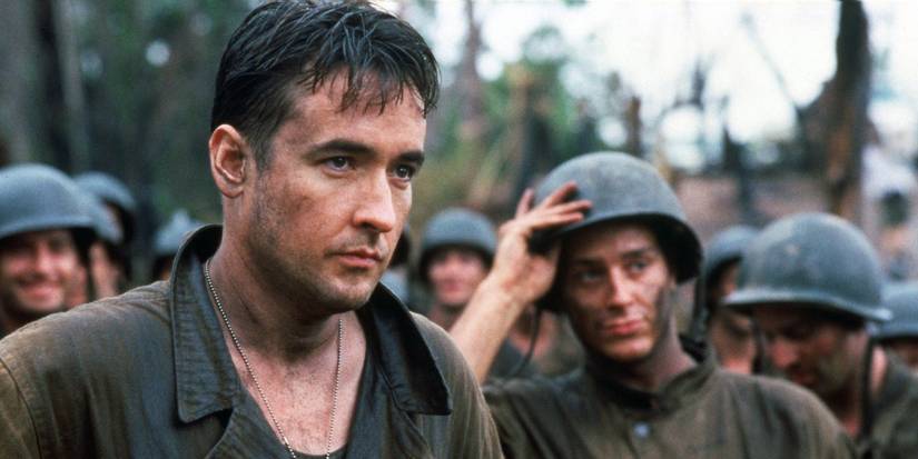 John Cusack as Capt. John Gaff in The Thin Red Line.