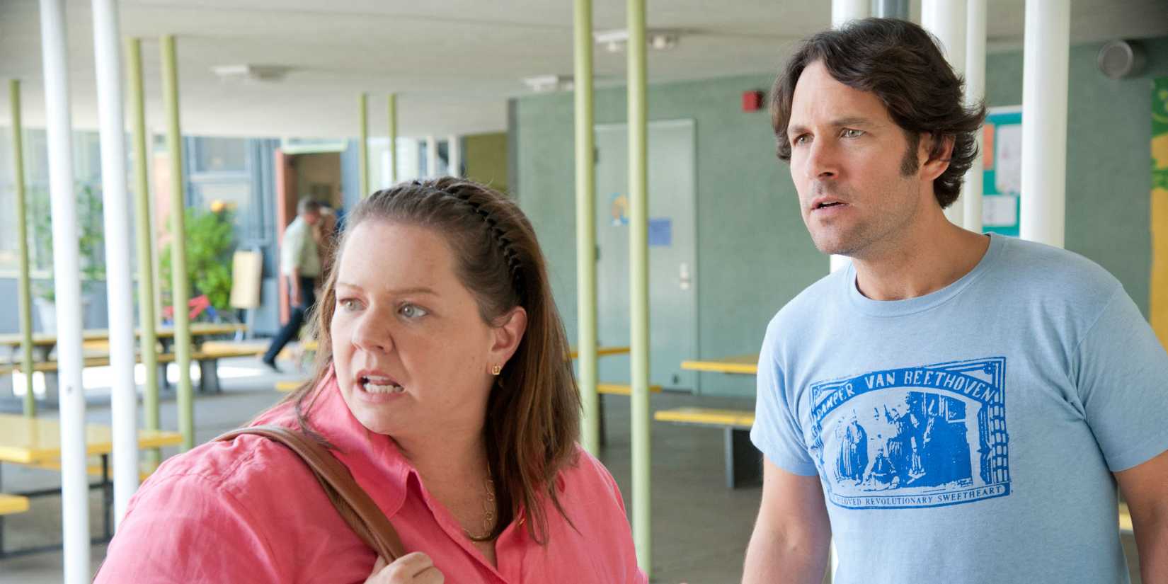 Paul Rudd e Leslie Mann em This Is 40