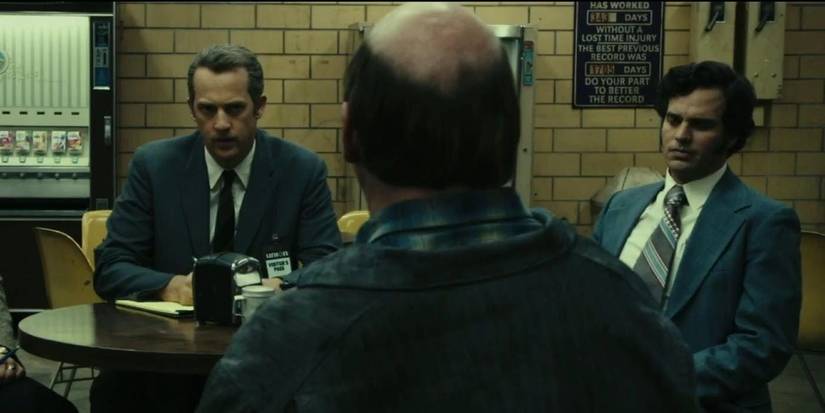 police questioning arthur leigh allen in Zodiac