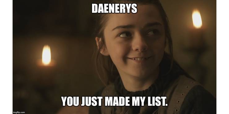 Game Of Thrones 10 Hilarious Arya Stark Memes That Will Have You Cry Laughing