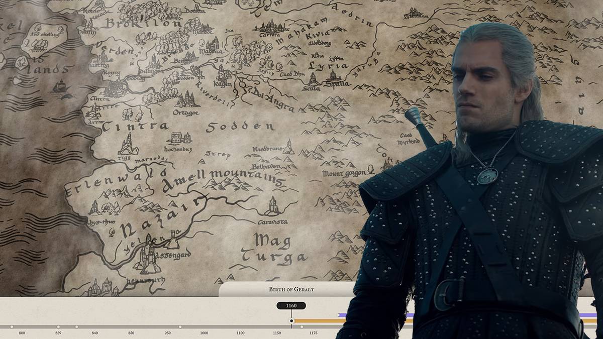 Witcher Map Serial Netflix Releases Official Witcher Map & More Detailed Timeline