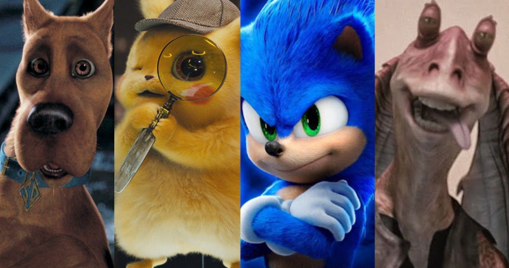 The 5 Best & 5 Worst CGI Sidekicks Ever Seen In LiveAction Movies (Including Sonic The Hedgehog)