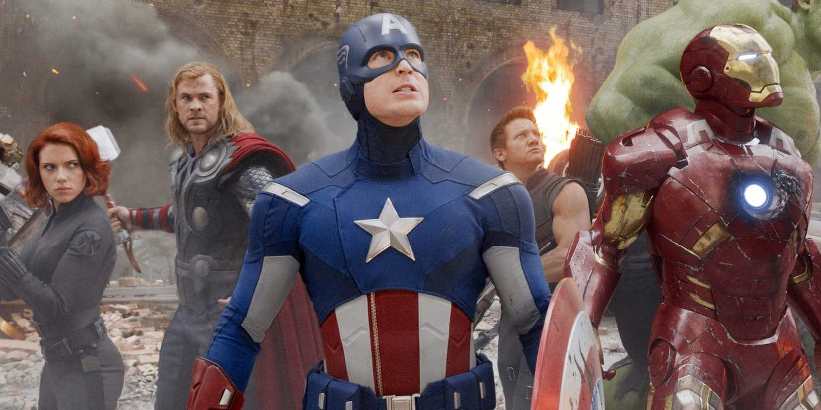 The Avengers during the Battle of New York