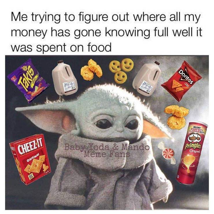 10 Adorable Baby Yoda Memes About Food We Can All Relate To