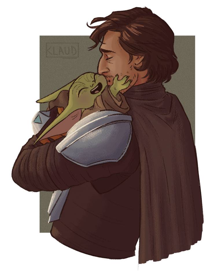 10 Mandalorian And Baby Yoda Fan Art Pieces That Make Our Hearts Sing