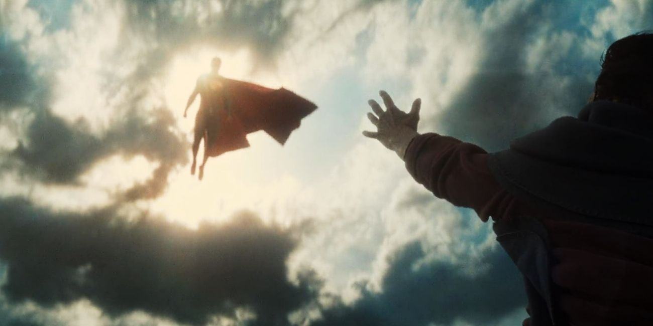 Batman v Superman Hovering in Light