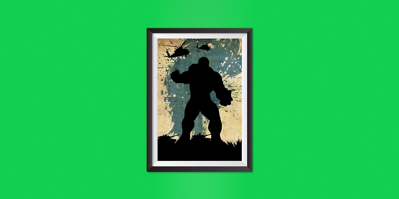 Hulk Watercolor Poster