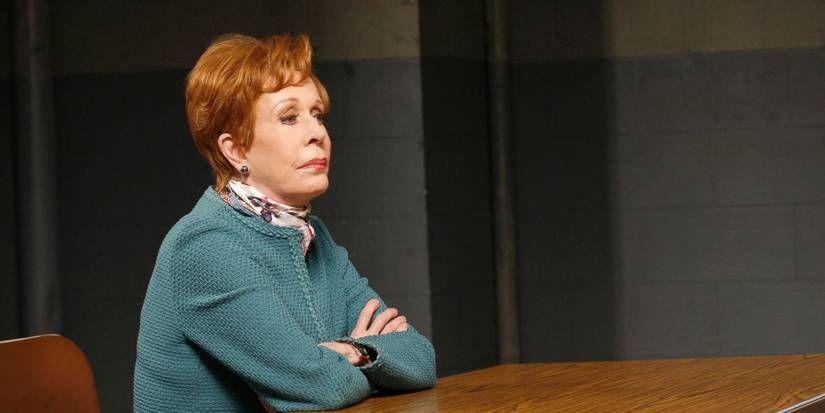 Carol Burnett looks on from Law and Order SVU