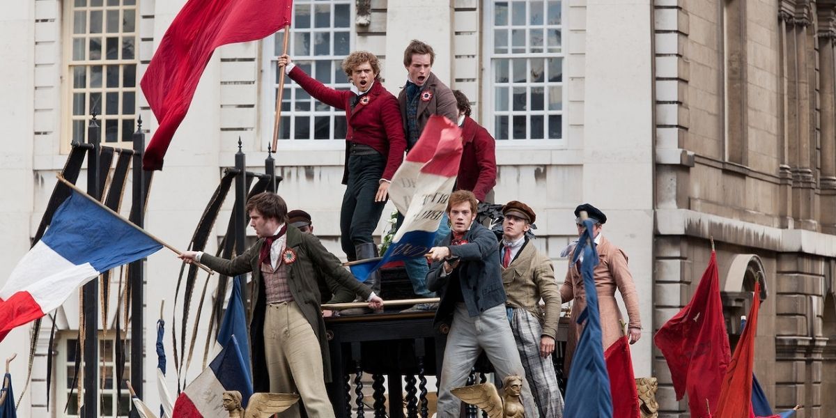 The barricade boys in Les Misérables