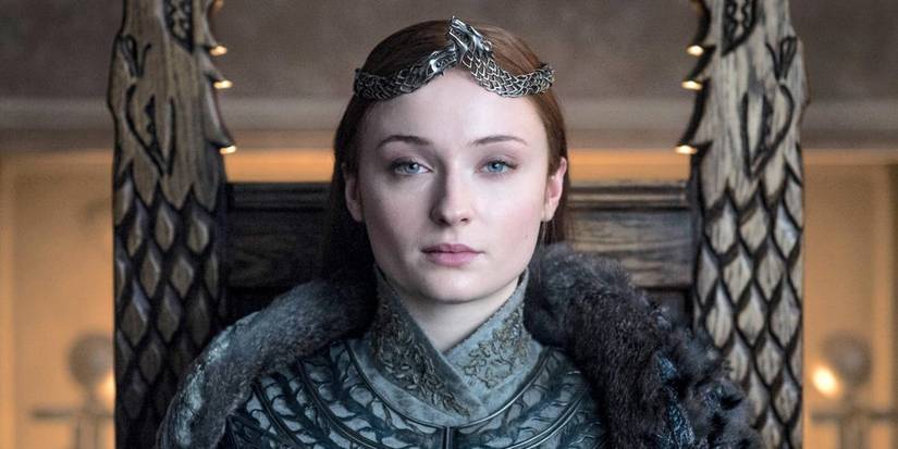 Sansa Stark as the Queen in the North in GOT