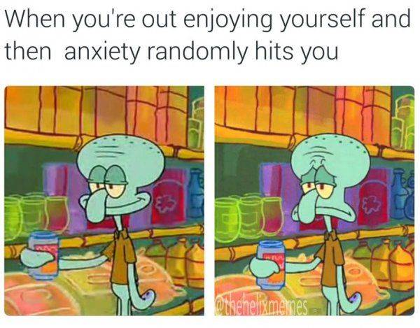 10 Hilarious Spongebob Memes For Anyone With Anxiety To Relate To