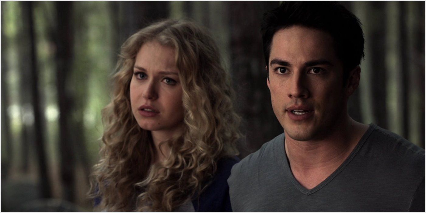 Tyler and Liv in The Vampire Diaries