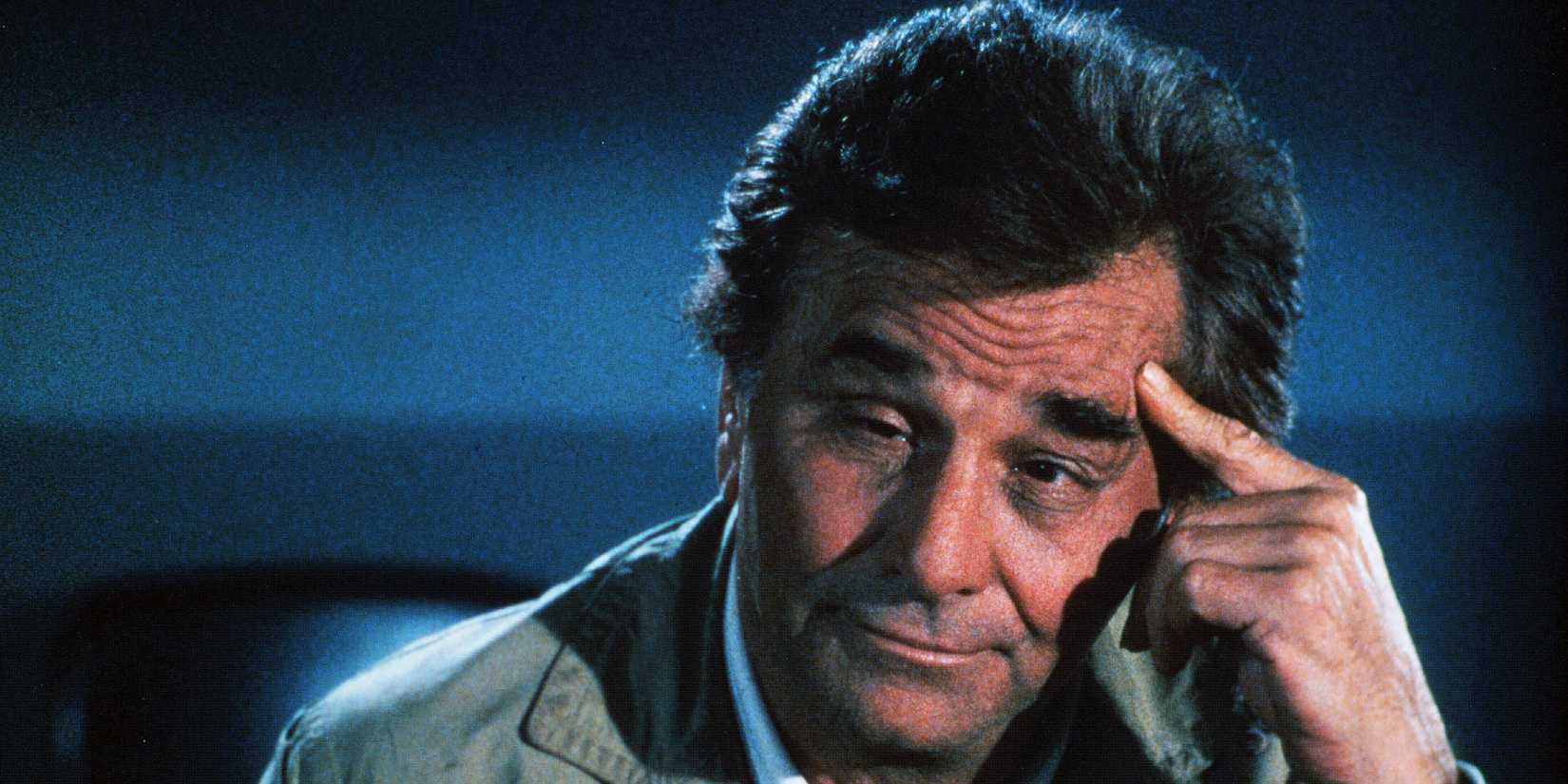 Peter Falk como Columbo em Cries Wolf