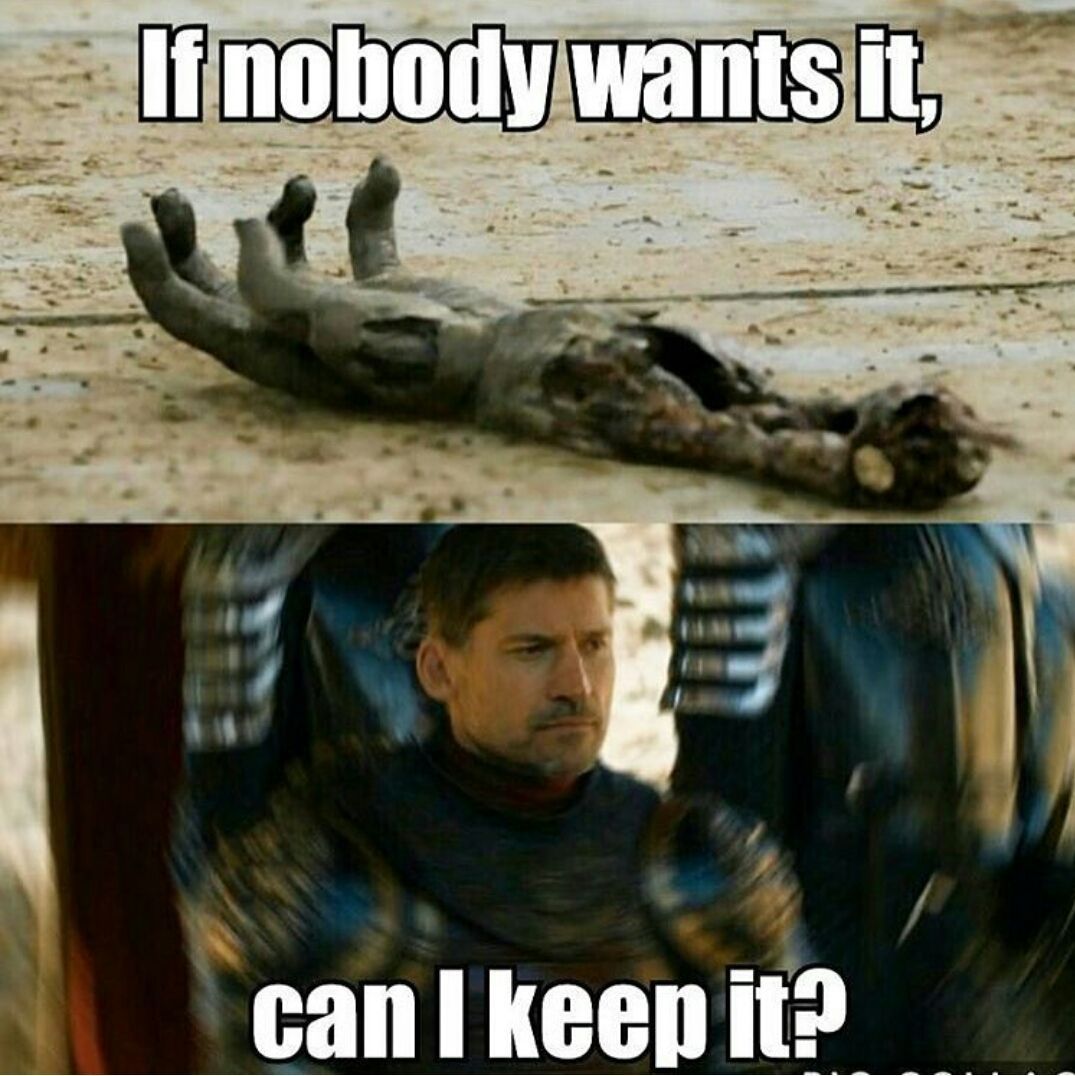 Game Of Thrones 10 Jaime Lannister Memes That Will Have You CryLaugh
