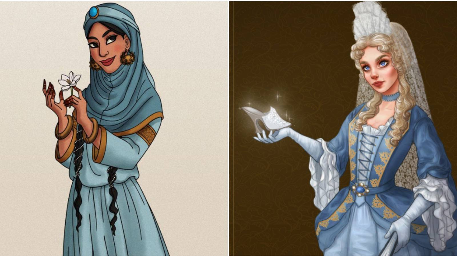 10 Drawings Of Historically Accurate Disney Princesses