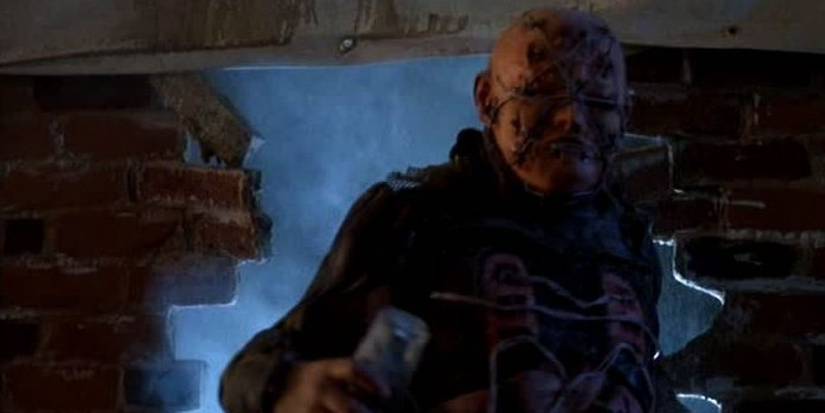 Barbie the Bartender as a Cenobite in Hellraiser III.