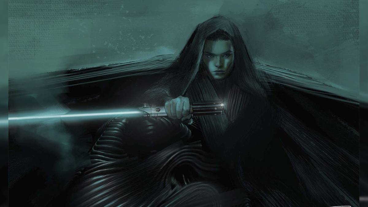 Unused Version of Dark Rey In Star Wars: Rise Of Skywalker Concept Art