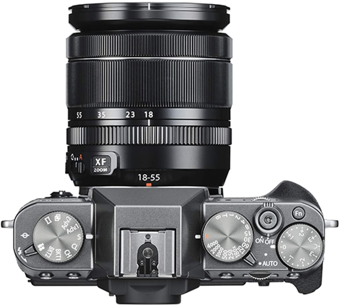Fujifilm X-T30 Mirrorless Digital Camera with XF 18-55mm Lens Overhead