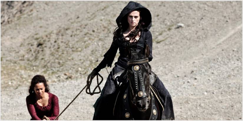 Morgana and Gwen in season 5 of Merlin