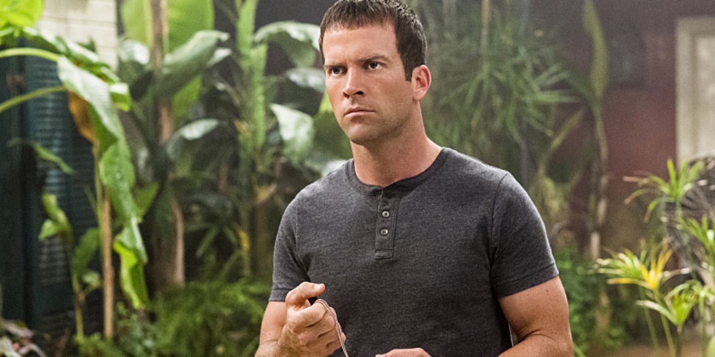 Lucas Black as Christopher LaSalle around heavy foliage in NCIS New Orleans