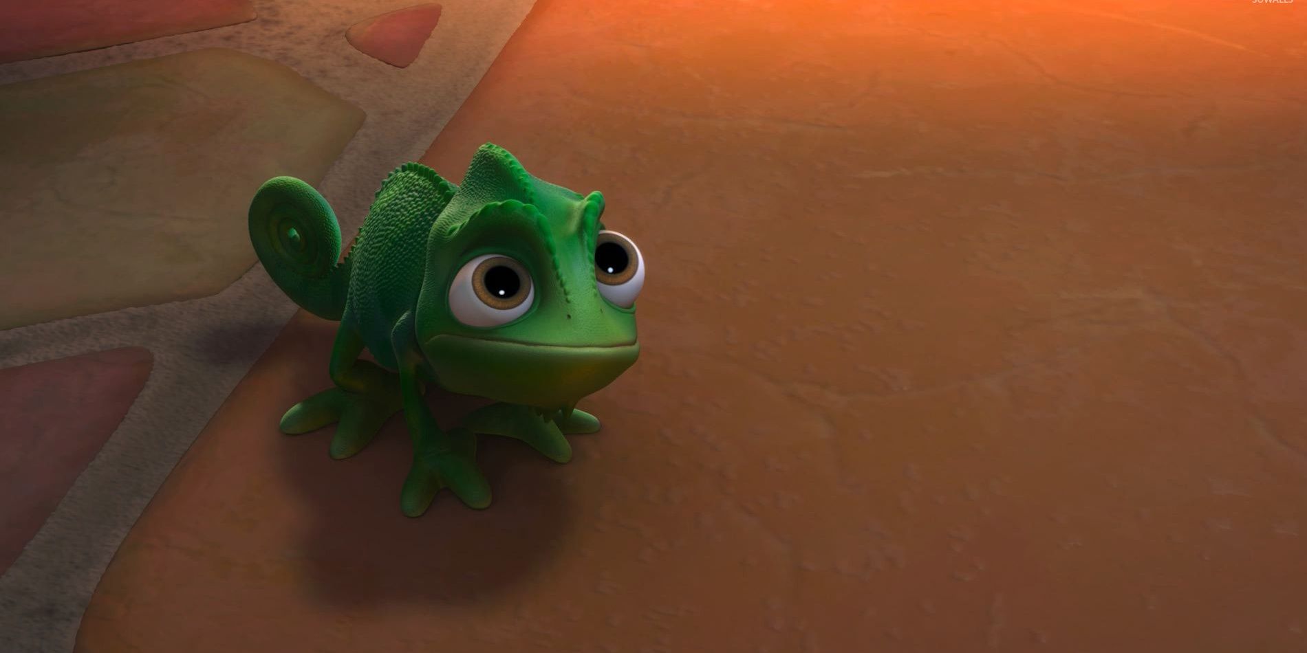 In Tangled, fans got to meet a chameleon named Pascal. 