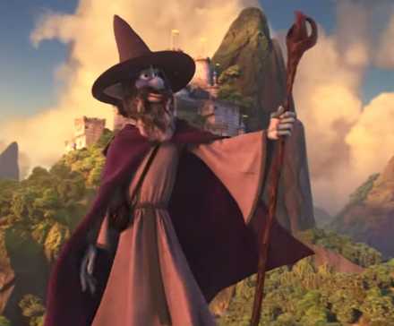 Pixar Onward World in the past