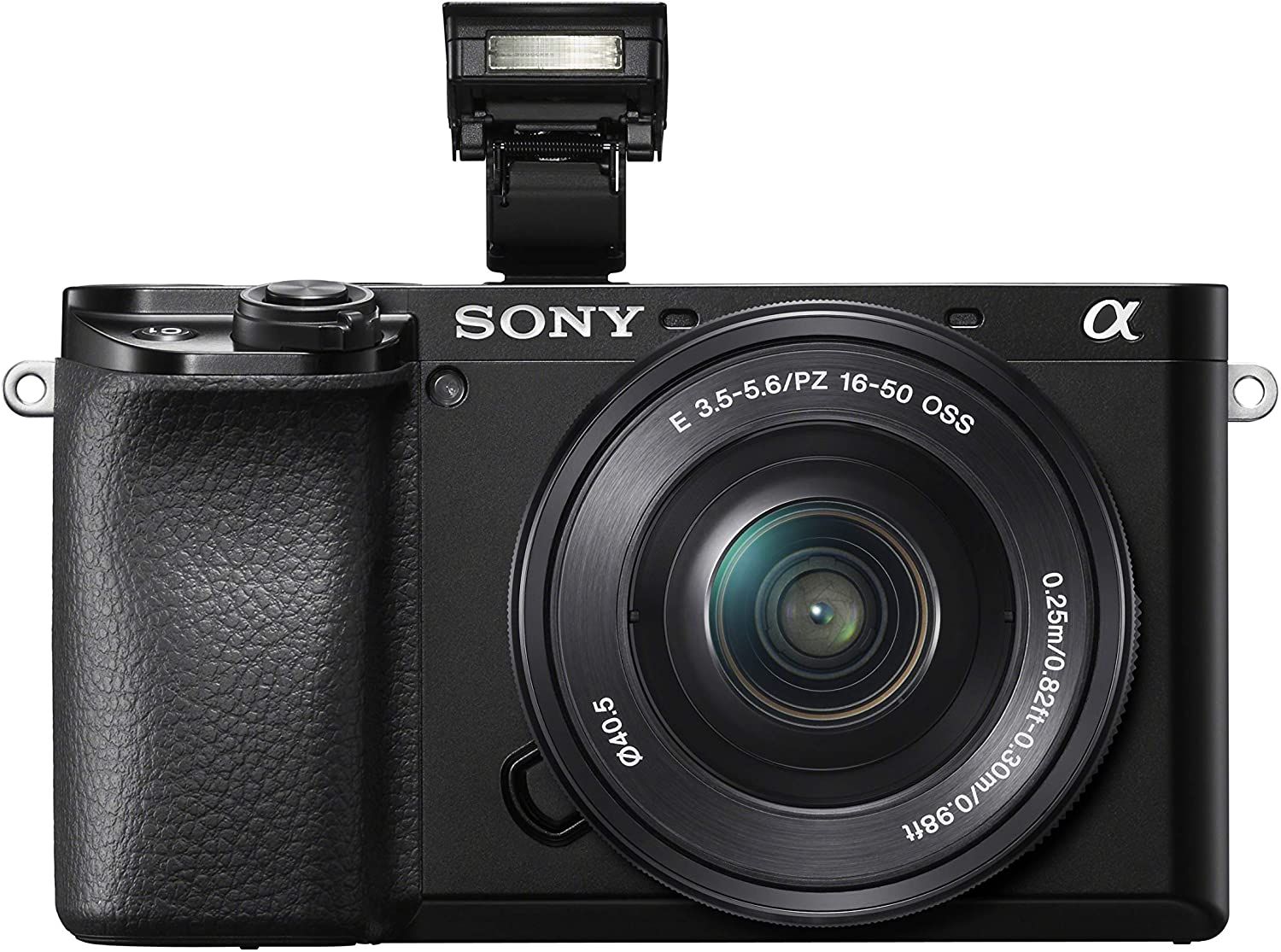 Sony A6100 Mirrorless Camera with 16-50mm Zoom Lens Pop Up Flash
