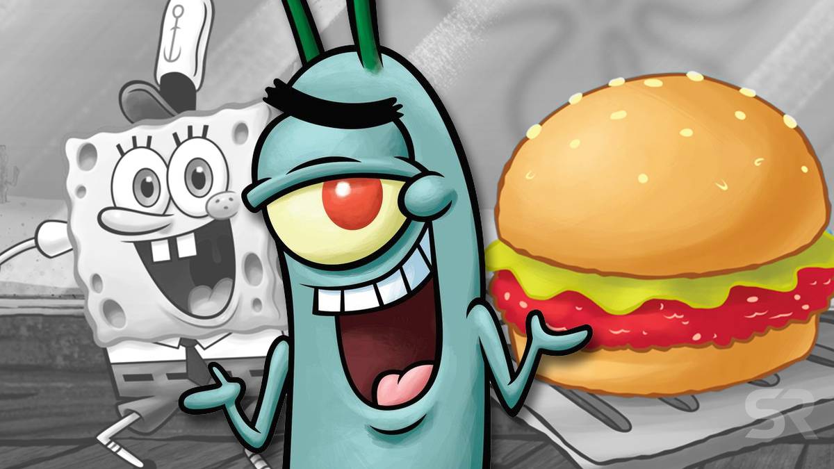 SpongeBob SquarePants: Every Way Plankton Tried To Steal Krabby Patty  Formula, image size:1200x675