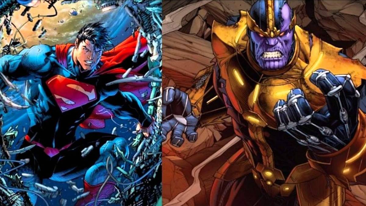 Avengers: Endgame: Superman Battles Thanos In Awesome Fan Art