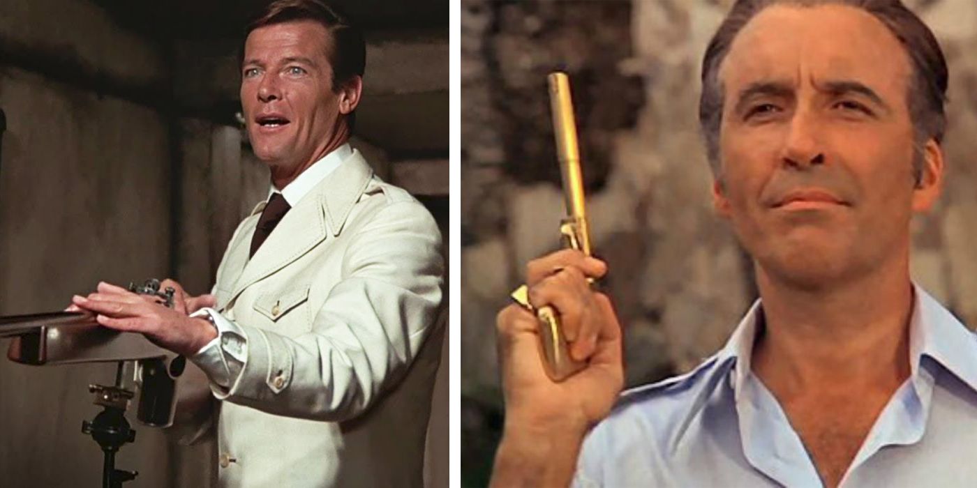 The Man with the Golden Gun Roger Moore Christopher Lee