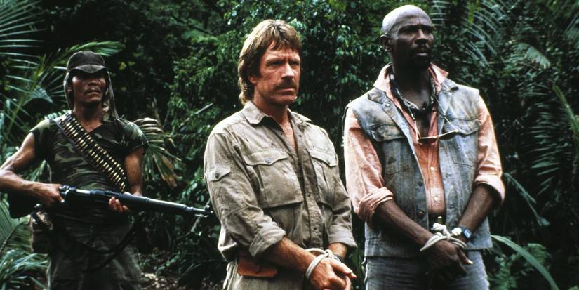 chuck norris and louis gossette jr in firewalker