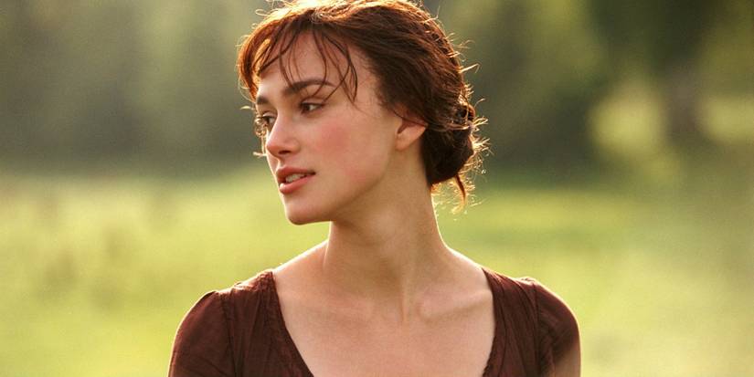 Keira Knightley como Elizabeth Bennet em Orgulho e Preconceito